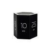 Hexagon Flip Timer Mutable Countdown Timers with LED Display 15 Seconds Long Prompt Office Hours Reminder for Classroom Kids Learning-Black