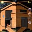 Solar Power Motorised Chicken Coop Door Automatic Pet Door Opener Battery Timer Controlled Poultry Security