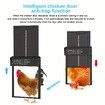 Solar Power Motorised Chicken Coop Door Automatic Pet Door Opener Battery Timer Controlled Poultry Security