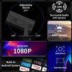 Portable Wifi 4K Projector 1280 1080P Full HD Office Home Theater Video Mini Projector Home Cinema Indoor Outdoor