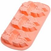 Cake Pan Cake Easy Demoulding Butterfly Shape Design 6-grids High Temperature Resistant Silicone Cake Molds for Kitchen Baking Supplies