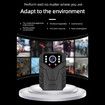 Mini Body Camera with Audio and Video Recording, 2.0 Inch LCD, Night Vision, 4K HD Multi-Function Endurance Wireless Waterproof Back Clip Camera