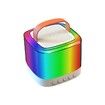 Mini Karaoke Machine - Bluetooth Portable Karaoke Speaker with Bass and Dazzling Lights with 2 Wireless Microphone for Girls & Boys Home Party Gift Toys