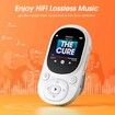 MP3 Player 32GB Bluetooth 5.3 Mini Portable Music Player with FM Radio Recording, Kids Music MP3 MP4 Player(White)