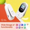 MP3 Player 32GB Bluetooth 5.3 Mini Portable Music Player with FM Radio Recording, Kids Music MP3 MP4 Player(White)