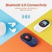 MP3 Player 32GB Bluetooth 5.3 Mini Portable Music Player with FM Radio Recording, Kids Music MP3 MP4 Player(Blue)