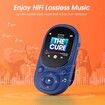 MP3 Player 32GB Bluetooth 5.3 Mini Portable Music Player with FM Radio Recording, Kids Music MP3 MP4 Player(Blue)