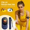 MP3 Player 32GB Bluetooth 5.3 Mini Portable Music Player with FM Radio Recording, Kids Music MP3 MP4 Player(Blue)