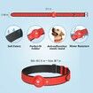 GPS Tracker for Dogs, 2 in 1 Pet Tracking Smart Collar (Only iOS), Real time Location Soft and Comfortable PU Dog Collar GPS Tracker, Locator Included