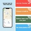 GPS Tracker for Dogs, 2 in 1 Pet Tracking Smart Collar (Only iOS), Real time Location Soft and Comfortable PU Dog Collar GPS Tracker, Locator Included