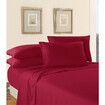 Luxury Soft 1500 Premier 4 Piece Premium Hotel Quality Wrinkle Resistant Coziest Bedding Set, All Around Elastic Fitted Sheet,198 x 203 x 40 cm, King, Burgundy