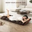 Floor Sofa Cushion Bed Mattress Chair Couch Lounge Mat Tatami Chaise Recliner Adjustable Lounger Ground Seat with Pillow