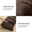 Floor Sofa Cushion Bed Mattress Chair Couch Lounge Mat Tatami Chaise Recliner Adjustable Lounger Ground Seat with Pillow