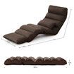 Floor Sofa Cushion Bed Mattress Chair Couch Lounge Mat Tatami Chaise Recliner Adjustable Lounger Ground Seat with Pillow