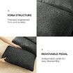 Floor Sofa Cushion Bed Couch Mattress Chair Lounge Mat Recliner Tatami Chaise Lounger Adjustable Ground Seat with Pillow