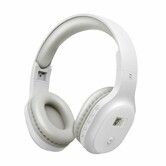 Rechargeable and Portable Personal FM Radio Headphones with Best Reception,Wireless Headset FM Radio Ear Muffs for Jogging,Mowing,Cycling,Meeting FM Receiver,White