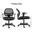 NEADER Mesh Office Desk Chair Ergonomic Armchair Study Executive Computer Home Work Reclining Adjustable Swivel Recliner Black