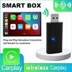 CarPlay Adapter for iOS Phone Car (iOS 10.0 and Above) OEM Wired to Wireless CarPlay USB Dongle Plug and Play 5V Carplay Dongle