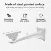 Mini Projector Wall Mount, Projector Hanger, CCTV Security Camera Housing Mounting Bracket for CCTV, Camera, Projector, Webcam White