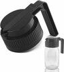 Wide Mouth Mason Jar Flip Cap Lid with Handle, Innovative Sliding Lid and Easy Pour Spout Wide Mouth Mason Jar Pour Spout Lids with Handle