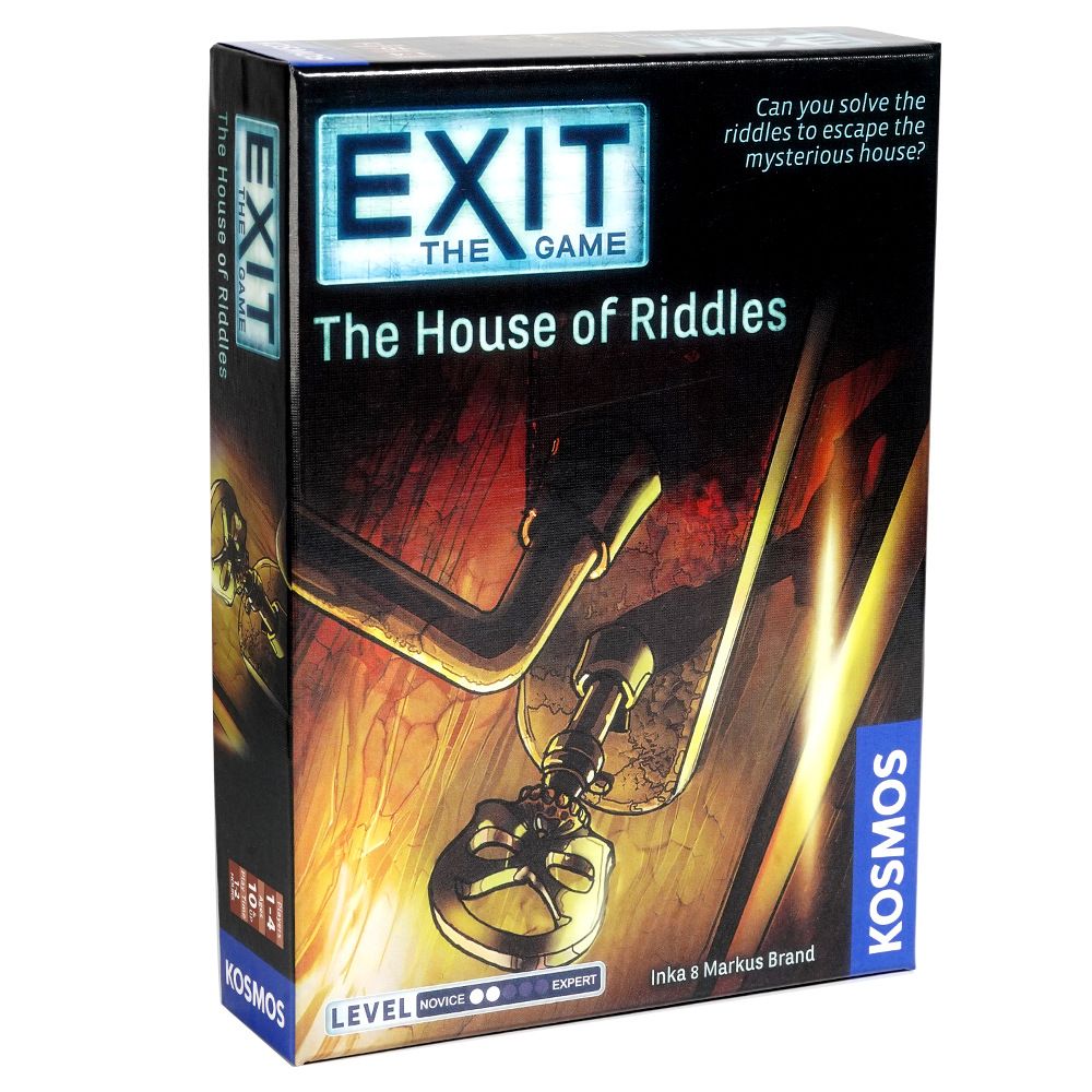 Departure: The House Of Riddles | Output: The Game: A Kosmos Game To Play As A Family, Card Game Based On An Escape Room Experience At Home, For 1 To 4 Players Ages 10 And Up