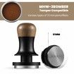 51mm Espresso Coffee Tamper with Three Spring Loaded Calibrated Espresso Tamper 30lbs Espresso Hand Tamper with Sound Feedback T6174T