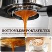 Bottomless Portafilter 54mm Bottomless Portafilter Fits Breville Barista Express and 54mm Breville Machines,Espresso Bottomless Portafilter 53.5mm and Stainless Steel Filter Basket