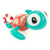 Turtle with Swim Ring, Pull String Swimming Sea Friends Bath Toy for Kids for Age 3+