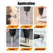 Diamond Drill Bits Set,10 PCS Diamond Hole Saw Set,Glass Drill Bit for Ceramic Tile Porcelain Marble Granite Stone Bottles