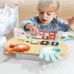 Kids Math Manipulatives Homeschool Supplies, Learning Toys, Math Game Number Blocks Montessori Toys for 3 4 5 6 Year Old Boys Girls