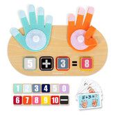 Kids Math Manipulatives Homeschool Supplies, Learning Toys, Math Game Number Blocks Montessori Toys for 3 4 5 6 Year Old Boys Girls