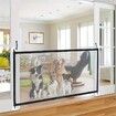 Dog Gate for Stairs, Pet Gates for The House, Dogs Screen Mesh Gate for Doorways Stairways Indoor Safety, 180 x 72 cm