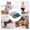 Electric Heated Foot Warmer with Massage,Vibration and Heating,Soft Plush Fabric & Fast Heating Pad