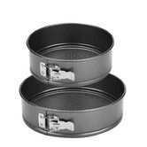 2 PCS 8 Inch And 10 Inch Nonstick Springform Pan with Removable Bottom Leakproof Cheesecake Pan