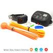 Electric Dog Fence, Underground Pet Containment System, Covers up to 3/4 Acre, with Waterproof/Rechargeable Training Collar, Shock/Tone Correction,for 2 Dog
