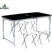 KILIROO Camping Table 120cm Black (With 4 Chair) KR-CT-105-CU