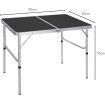 KILIROO Camping Table 90cm Black KR-CT-103-CU