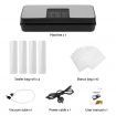 Devanti Food Vacuum Sealer Machine Auto Seal Cutter 5 Modes Storage Bags 28cm 6m 4 Rolls