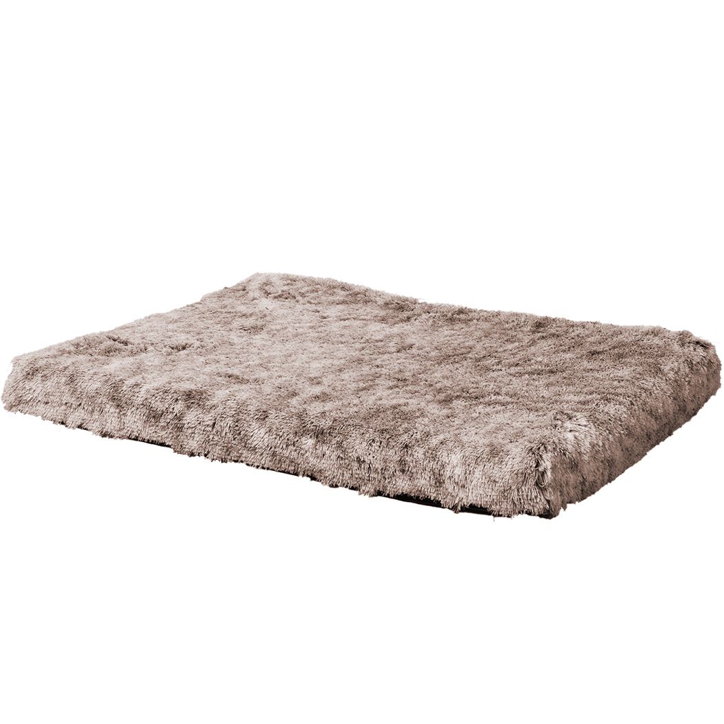 XL Size 135x100x10cm Washable Pet Bed in Coffee Colour