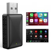Wireless Android Auto CarPlay Adapter Plug and Play 2 in 1 Car Dongle 5Ghz Fast Connection OEM System
