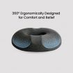 GOMINIMO Memory Foam Seat O Shape Dark Grey
