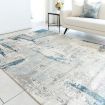 GOMINIMO Floor Mat Abstract Blue Grey 160*230cm