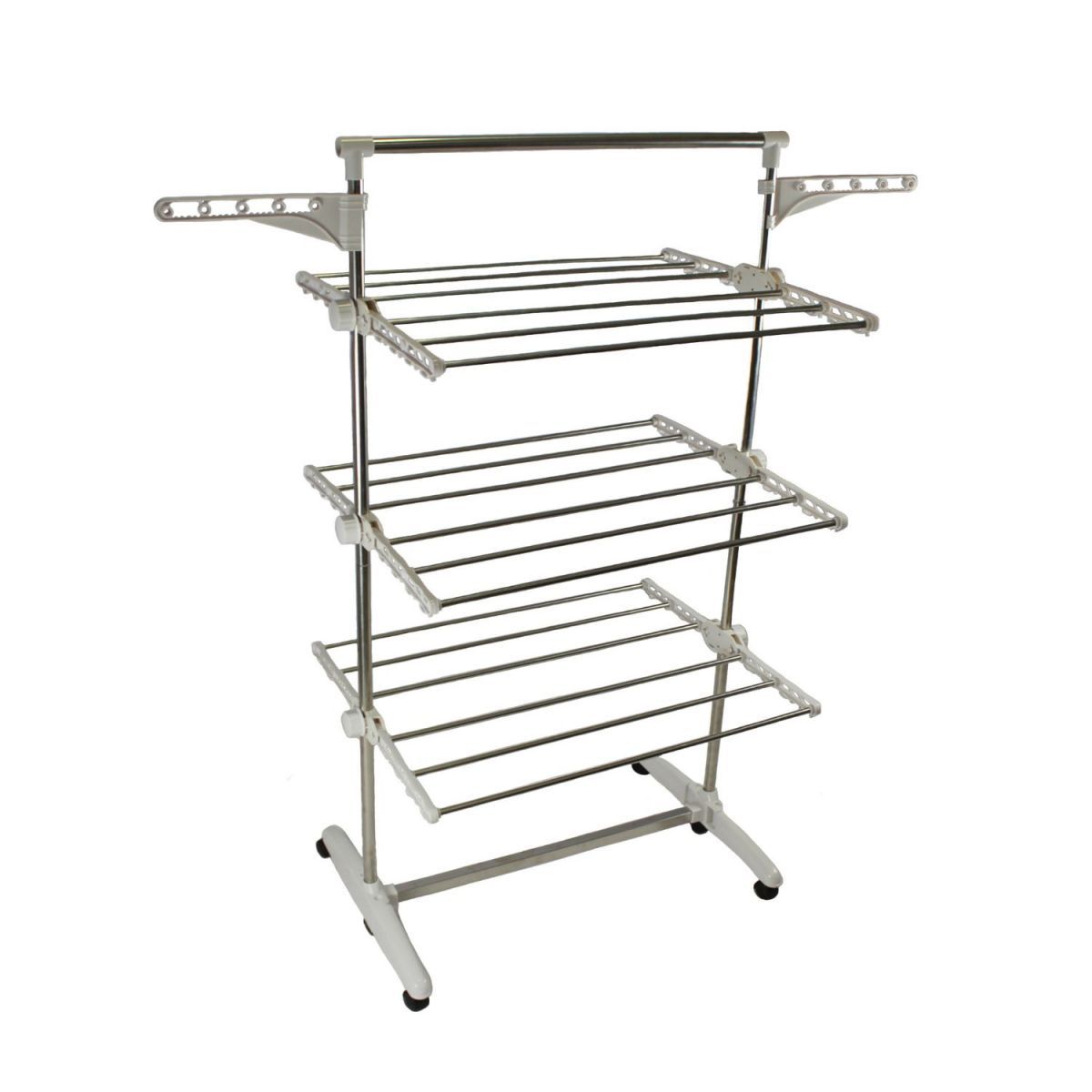 GOMINIMO Laundry Drying Rack 3 Tier (White) GO-LDR-100-JL