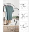 SONGMICS Foldable 2-Level Clothes Airer