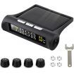 RYNOMATE Tire Pressure Monitoring System External Solar 4 Sensor - Black