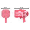 GOMINIMO 132 Holes Rechargeable Bubbles Machine Gun for Kids (Pink) GO-BMG-102-KBT