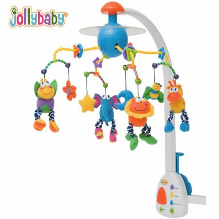 Jollybaby Discovery Toy Interactive Crib Cot Mobile With Music And