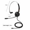 3.5mm audio jack USB port noise reduction business call center microphone headsets Telephone headsets