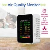 6 in 1 Air Quality Detector PM2.5 PM10 HCHO TVOC CO CO2 Multifunctional CO Carbon Dioxide LCD Large Screen Display  Home Office Hotel  Air Quality Tester