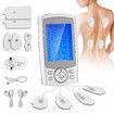 TENS EMS Muscle Stimulator Machine Electric Portable Back Neck Massager Nerve Knee Rechargeable Massage Unit Device 24 Modes